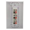 YinXiong Decorative Spring Clip Style 1 Gang 3.0 Speaker Wall Plate view 3
