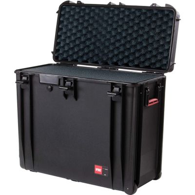 HPRC P4800CW Wheeled Hard Resin Case Cubed Foam, Lightweight, Unbreakable, Black