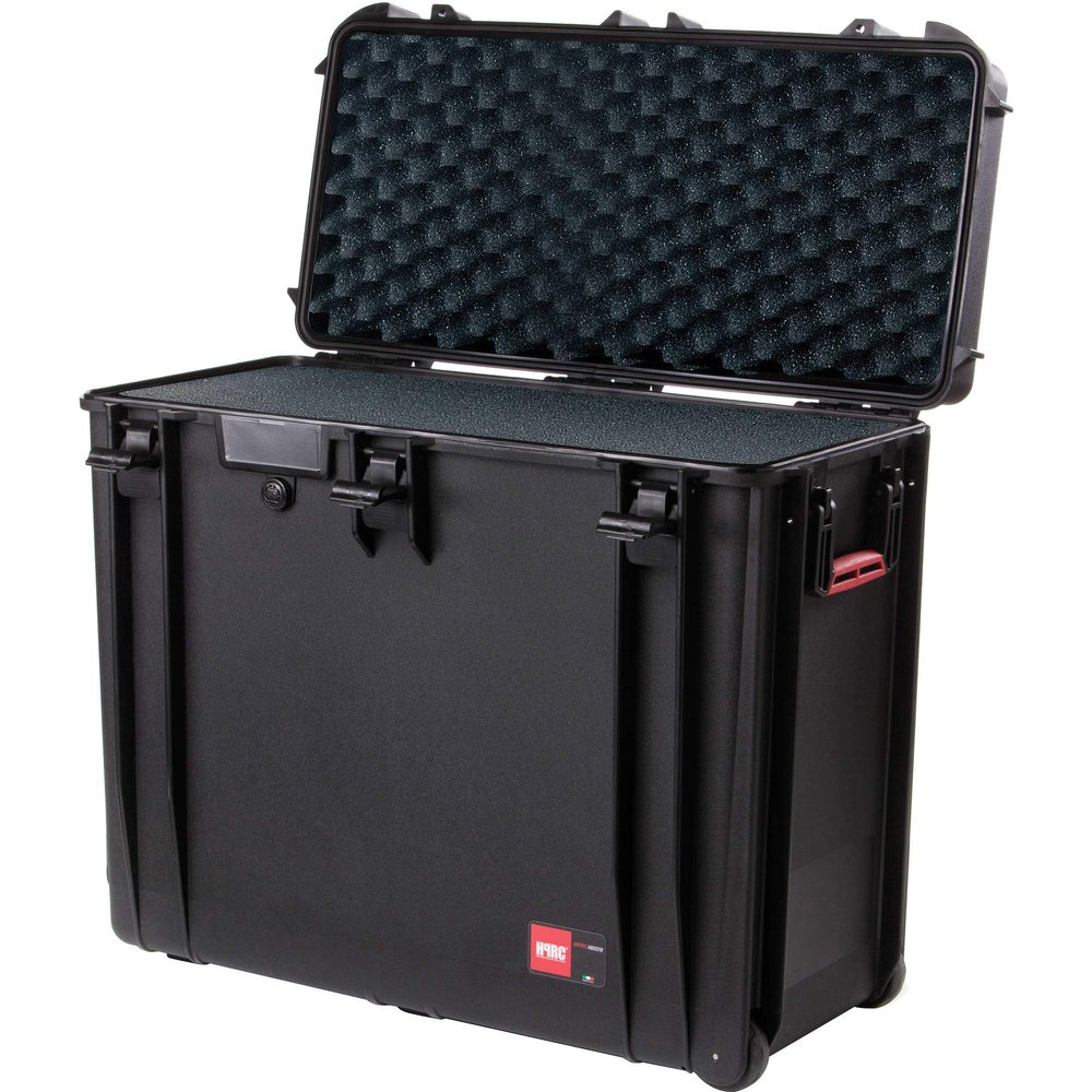 HPRC P4800CW Wheeled Hard Resin Case Cubed Foam, Lightweight, Unbreakable, Black