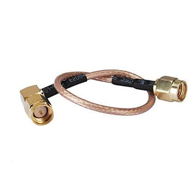 15 inch RG179 75ohm Rf Wire Connector SMA Right Angle to SMA Male Straight Assembly Extension Coaxial Cable for Wireless Antenna Ships from USA
