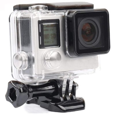 MaxLLTo Waterproof Gopro Hero Housing Transparent Stand for Protective Rotective Underwater Dive GoPro Hero 3,3+,Hero 3 Plus,Hero 4 Cameras