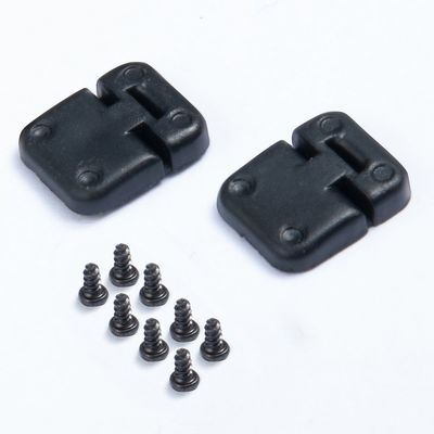 RCHUBAM 2Pcs ABS Car Door Hinge for 1/10 RC Crawler TRX-4, Black