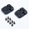 RCHUBAM 2Pcs ABS Car Door Hinge for 1/10 RC Crawler TRX-4, Black view 1