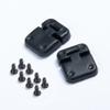 RCHUBAM 2Pcs ABS Car Door Hinge for 1/10 RC Crawler TRX-4, Black view 4
