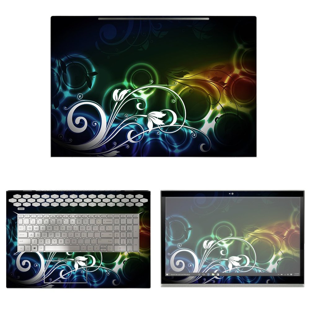 Decalrus - Protective Decal Rainbow Skin Sticker for HP Envy 17M-BW0013DX (17.3" Screen) case Cover wrap HPenvy17m_bw0013dx-120