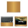 Decalrus - Protective Decal for Acer ChromeBook 11 CB3-132 (11.6" Screen) Laptop Gold Texture Brushed Aluminum Skin Skins Decal for case Cover wrap BAacerChrmbk11CB3_132Gold view 1