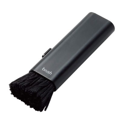 erekomu Brush Remove Dust Gaps With Brush For Compact Storage Type Black KBR am014as
