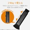 erekomu Brush Remove Dust Gaps With Brush For Compact Storage Type Black KBR am014as view 4