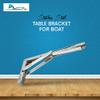 MARINE CITY Folding Shelf Bracket, 304-Grade Stainless Steel, Corrosion-Resistant, Rust-Proof, Max Load 551 LB, Space-Saving, 12 Inches, for Shelves, Storage Racks, Bookshelves, Marines view 2