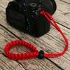 AKOAK Braided 550 Paracord Adjustable Camera Wrist Strap,Safety Strap for Video Camcorder,Binoculars and DSLR Camera,Red view 4