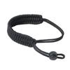 AKOAK Braided 550 Paracord Adjustable Camera Wrist Strap,Safety Strap for Video Camcorder,Binoculars and DSLR Camera,Black view 2