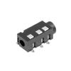uxcell 6Pcs PCB Mount 3.5mm 4 Pin Socket Headphone Stereo Jack Audio Video Connector Black PJ320D view 3