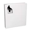 Bargain Max Decals Cowboy Sitting Silhouette Decal Notebook Car Laptop 5.5" (Black) view 2