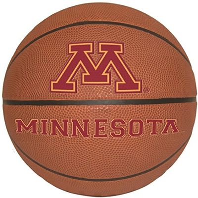 6 Inch UMn University of Minnesota Golden Gophers Basketball Logo Removable Wall Decal Sticker Art NCAA Home Room Decor 6 1/2 Inches Round