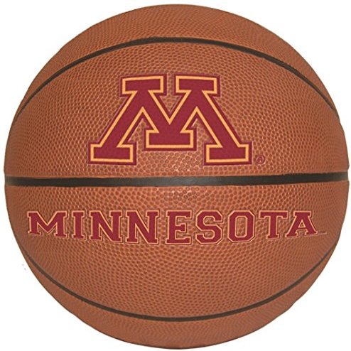 6 Inch UMn University of Minnesota Golden Gophers Basketball Logo Removable Wall Decal Sticker Art NCAA Home Room Decor 6 1/2 Inches Round
