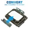 HDD Hard Drive Metal Mounting Bracket Adapter, Convert Any 3.5 in HDD Into One 5.25 in Drive Bay1x3.5 to 5.25 in view 2