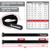 Velour Cinch Straps 1.5" x 20" - 6 Pack, Soft Touch Microfiber Reusable Hook and Loop - Plus 2 Free Bonus Reusable Cable Ties view 2
