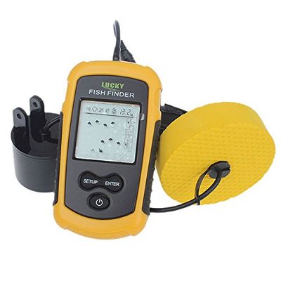 Ochoos FF1108-1 Cable Line Fish Finder Alarm Max 100M Depth Portable Finder Sea Lake Fishing - Fish Finder