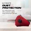 ECO-GEAR Anti Pollution Face Mask with Military Grade Protection | Anti Smoke, Exhaust Gas, Dust & Pollen view 2