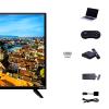 ATYME 32-inch Class 60Hz 720p HD LED TV Flat Screen 1*USB 3* HDMI 1*VGA ARC Dual Channel 8W Speakers Monitor Television Non-Smart Television 320GM5HD view 4