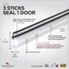 MD Building Platinum Door Seal for Top and Sides, White, 81in view 2