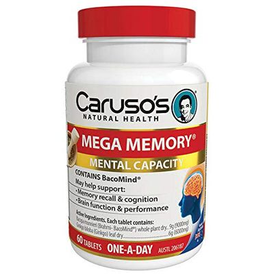 Carusos Mega Memory 60 Tablets