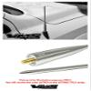 VMS Racing 9 inch SPIKE ANTENNA in SILVER Billet Aluminum Compatible with CHEVY SILVERADO 1500 2500 3500 view 4