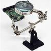 Bestol Soldering Iron Welding Machine a Magnifying Glass Third Hand Soldering Iron Stand Helping Clamp Vise Clip Tool Magnifying Glass view 1