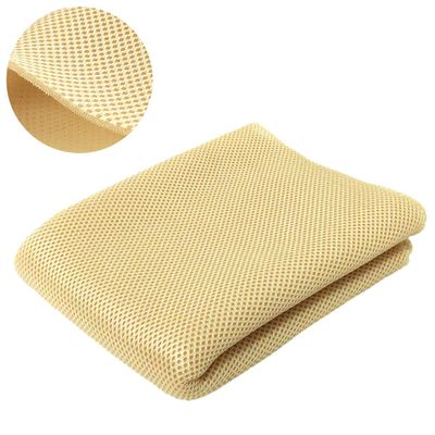 Speaker Grill Cloth Stereo Mesh Fabric for Speaker Repair, Yellow - 55 x 20 in / 140 x 50 cm