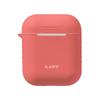 LAUT - POD for AirPods Charging Case | Slim Protective | Silicone Rubber | Easy Grip | Anti-Scratch (Coral (Pink)) view 1