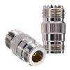 Boobrie 2PCS N Female to SO-239 UHF Female Jack Straight RF Coaxial Adapter for WiFi Antenna, CB Radio, Analyzer, Coaxial Cable view 2