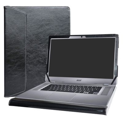Alapmk Protective Case Cover for Acer Chromebook 15 CB315-1HT 15.6" Series Laptop [Warning:Not fit Chromebook 15 CB315-1H & C910 CB5-571 CB3-531 CB515 Series],Black
