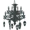 Fun Express - Spooky Floral Chandelier for Halloween - Party Decor - Hanging Decor - Misc Hanging Decor - Halloween - 1 Piece view 1