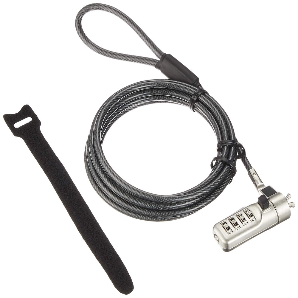 Elecom ESL-401 Security Wire, Dial Lock, Compatible with MiniSaver (3 x 7)
