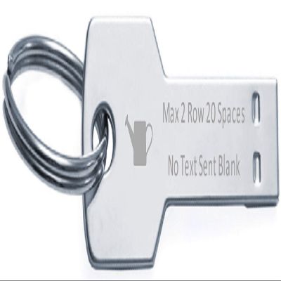 Keyring Flash Memory Stick Key USB 16GB Text Gardener Watering Can Engraved