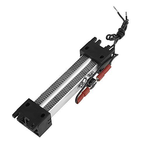 Walfront 250W Ceramic Heater Element, PTC Low Wattage Space Heater for Small Area, Radiant Heat Energy Efficient with Easy Mounting, 110V 155x35mm for DIY Projects