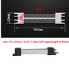 Walfront 250W Ceramic Heater Element, PTC Low Wattage Space Heater for Small Area, Radiant Heat Energy Efficient with Easy Mounting, 110V 155x35mm for DIY Projects view 2