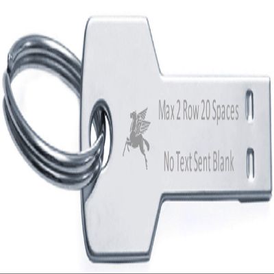 Keyring Flash Memory Stick Key USB 16GB Text Greek Pegasus Horse Engraved