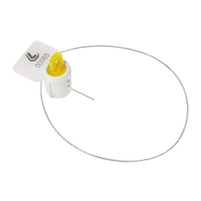 Set of 10 Sigilli Di Sicurezza, Cavo In Acciaio INOX Con Guaina In PVC