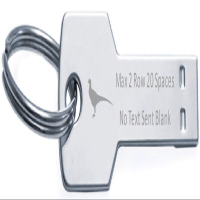Keyring Flash Memory Stick Key USB 16GB Text Chinese Pheasant Engraved