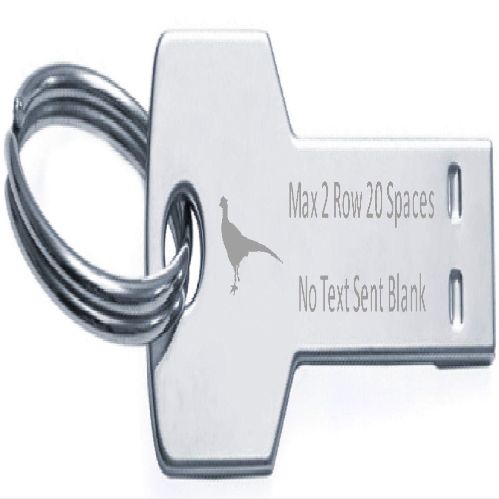 Keyring Flash Memory Stick Key USB 16GB Text Chinese Pheasant Engraved