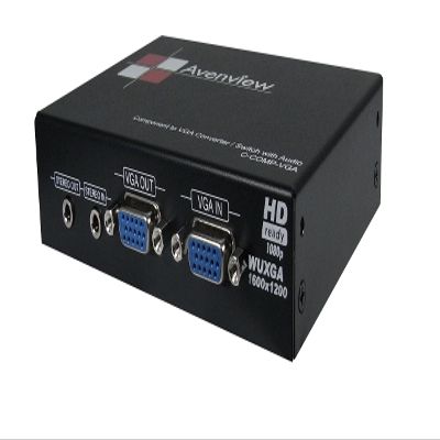 Avenview - C-COMP-VGA - Component/VGA to VGA Converter/Switch with Audio