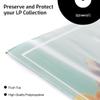 Hudson Hi-Fi Flexible Archival-Grade Vinyl Jacket Outer Sleeves 100 Pack Crystal Clear Polypropylene, Anti-Static & Acid-Free view 3