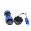 HangTon HE21 7 Pin Connector Power Industrial Waterproof IP68 Electrical Automotive Circular Connector Female Cable Plug Male Panel Mount Socket, 15Amp view 1