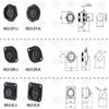 HangTon HE21 7 Pin Connector Power Industrial Waterproof IP68 Electrical Automotive Circular Connector Female Cable Plug Male Panel Mount Socket, 15Amp view 4