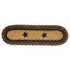 CWI Gifts BlackBerry Star Braided 8 Inch by 28 Inch Oval Stair Tread, Multicolored view 1