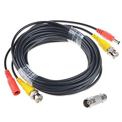 Digipartspower 50ft Black Extention Power Cable for SWANN SWDVK-446004 SRDVR-84500T CODV8-A1080PB8