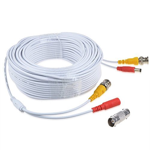 Digipartspower 100ft White Extention Power Cable for SWANN SWDVK-446004 SRDVR-84500T CODV8-A1080PB8
