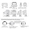 SuperInk 1 Pack Remote Controller Wireless PIR Motion Detector Alert Multi-Function Sensing Door Bell Gate Entry Welcome Chime Doorbell Burglar Security Alarm view 3