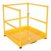 Vestil MEZZ-R5-4848 Steel Rotating Mezzanine Safety Gate System 53 in. x 53 in. x 42-3/16 in. 5,000 Lb. Capacity Yellow view 1